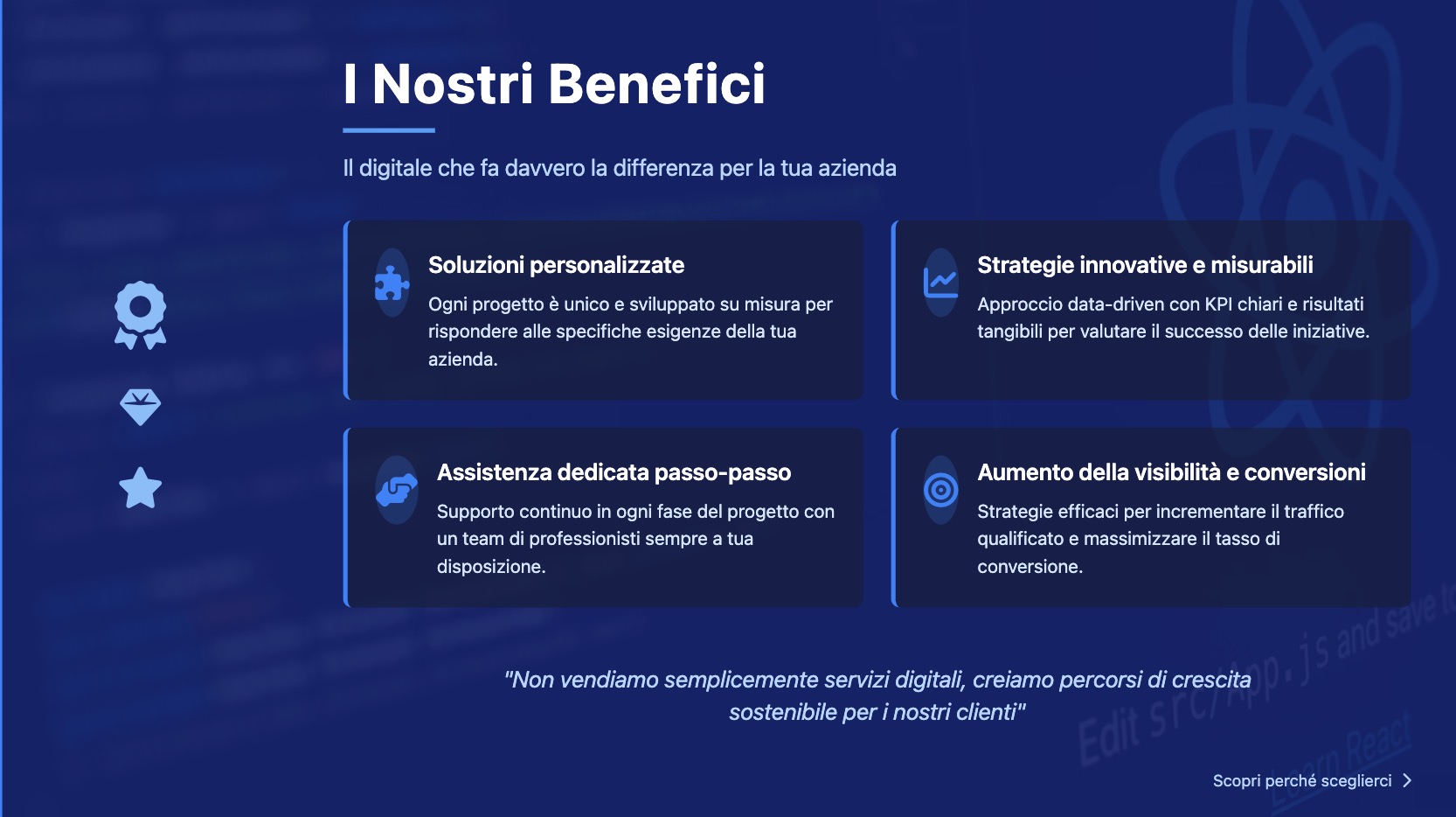 I nostri benefici